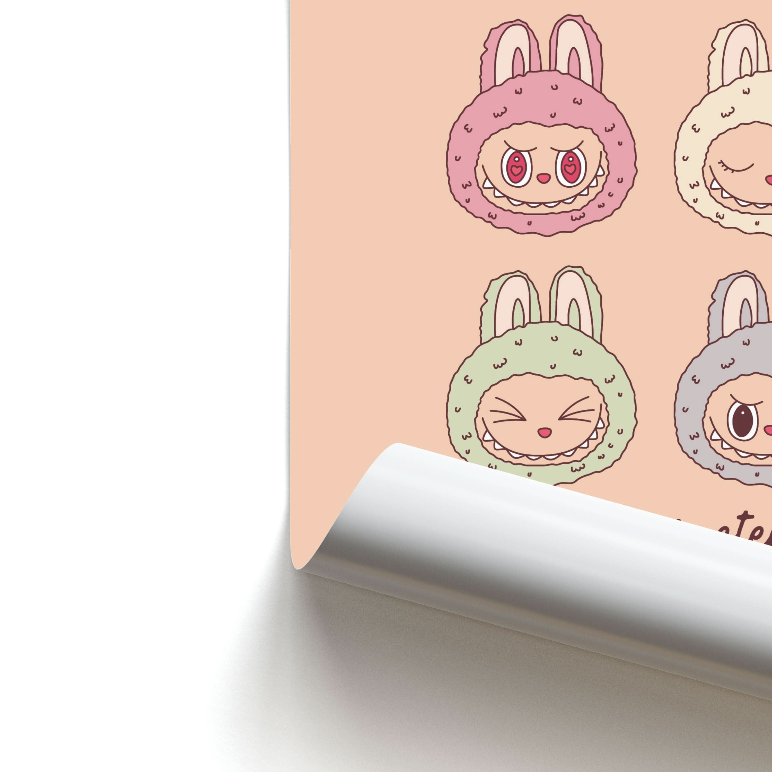 Happiness Is Eternal Monsters Poster