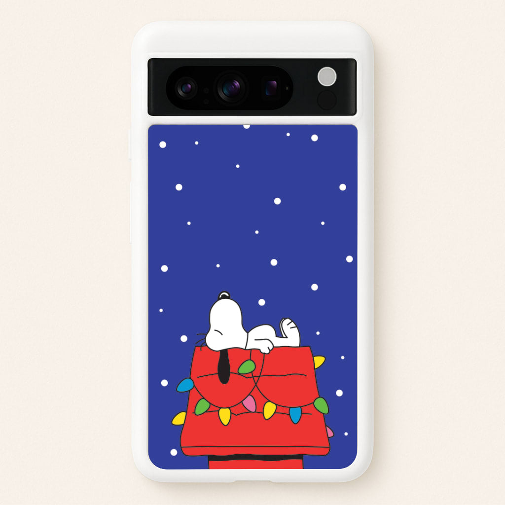 Cartoon Beagle Fairylights Google Pixel 8 Pro Case