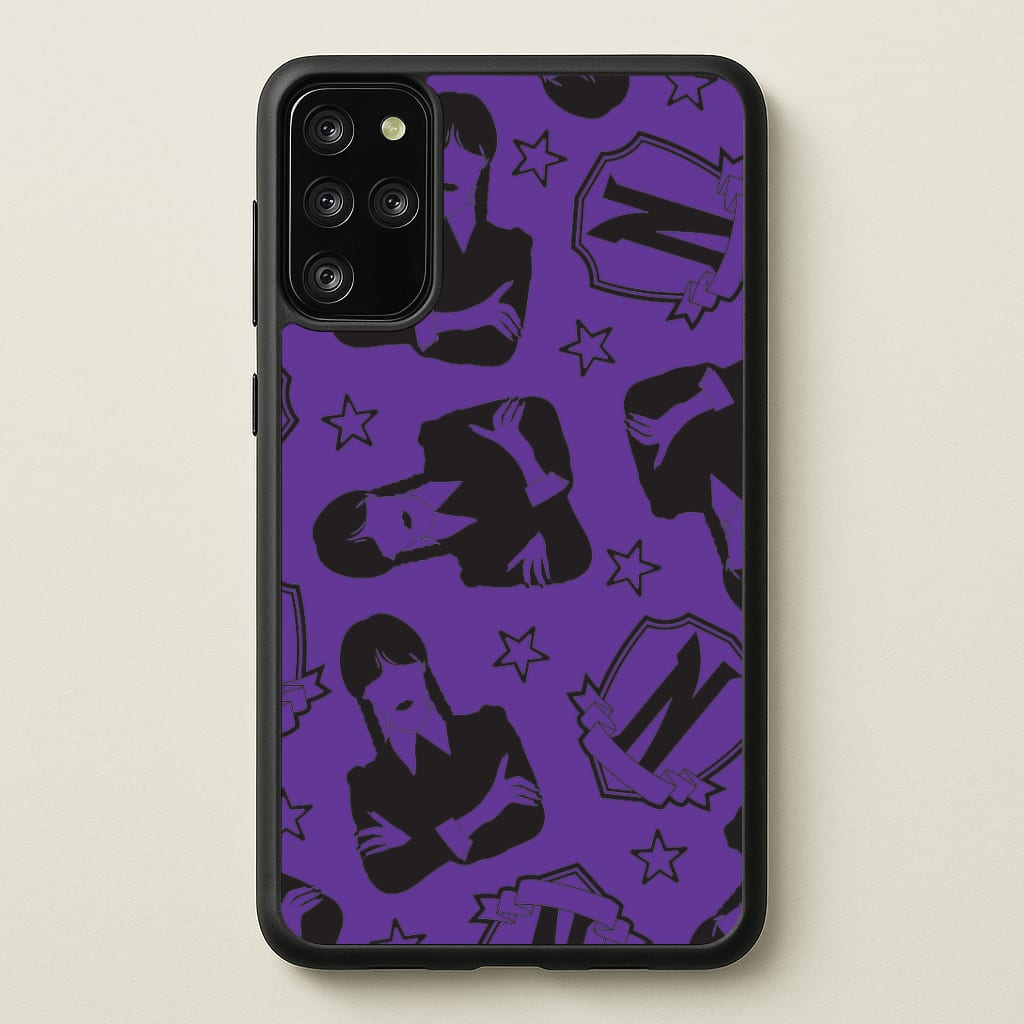Wednesday Pattern Galaxy S20 Plus Case