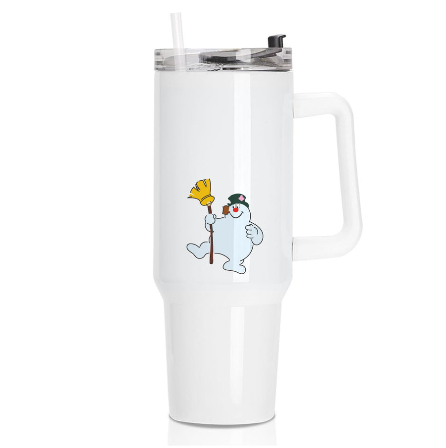Broom - Frosty The Snowman Tumbler