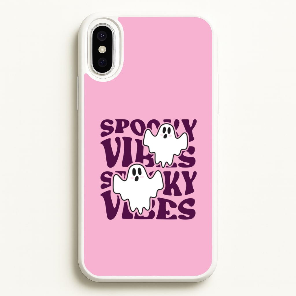 Spooky Vibes Pink iPhone XS Max Case