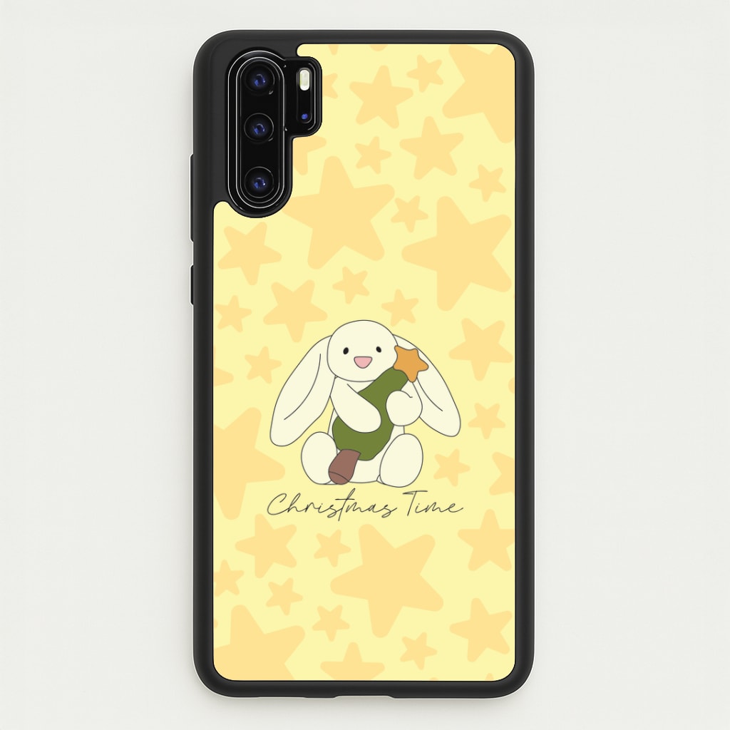Christmas Bunny Stars Plush Huawei P30 Pro Case