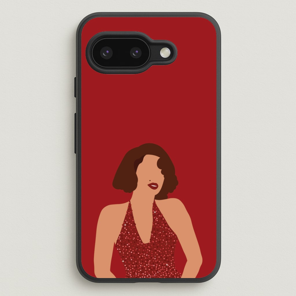 Red Sparkly Dress Google Pixel 9a Case