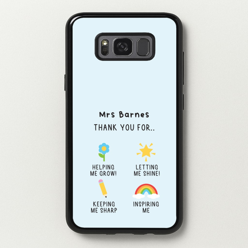 Thank You For Helping Me Galaxy S8 Case