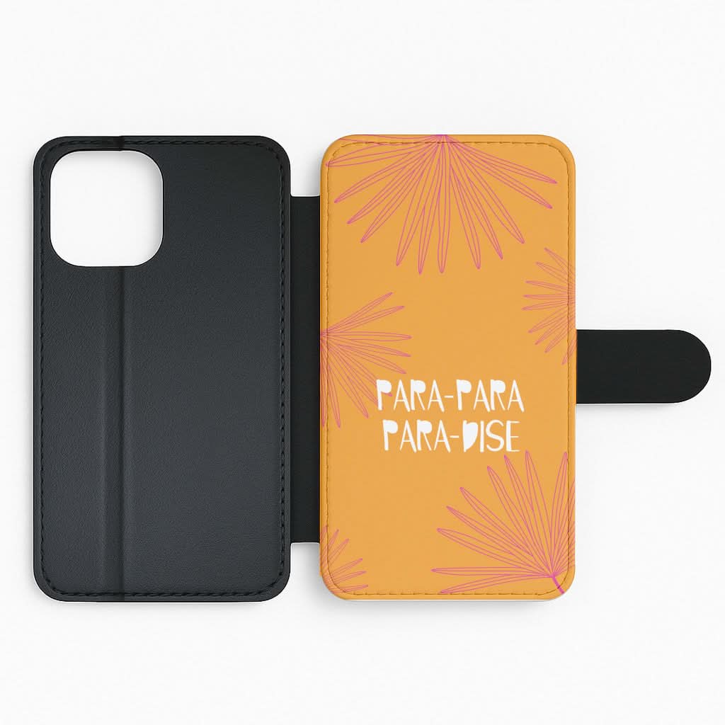 Paradise Lyrics Flip Phone Case