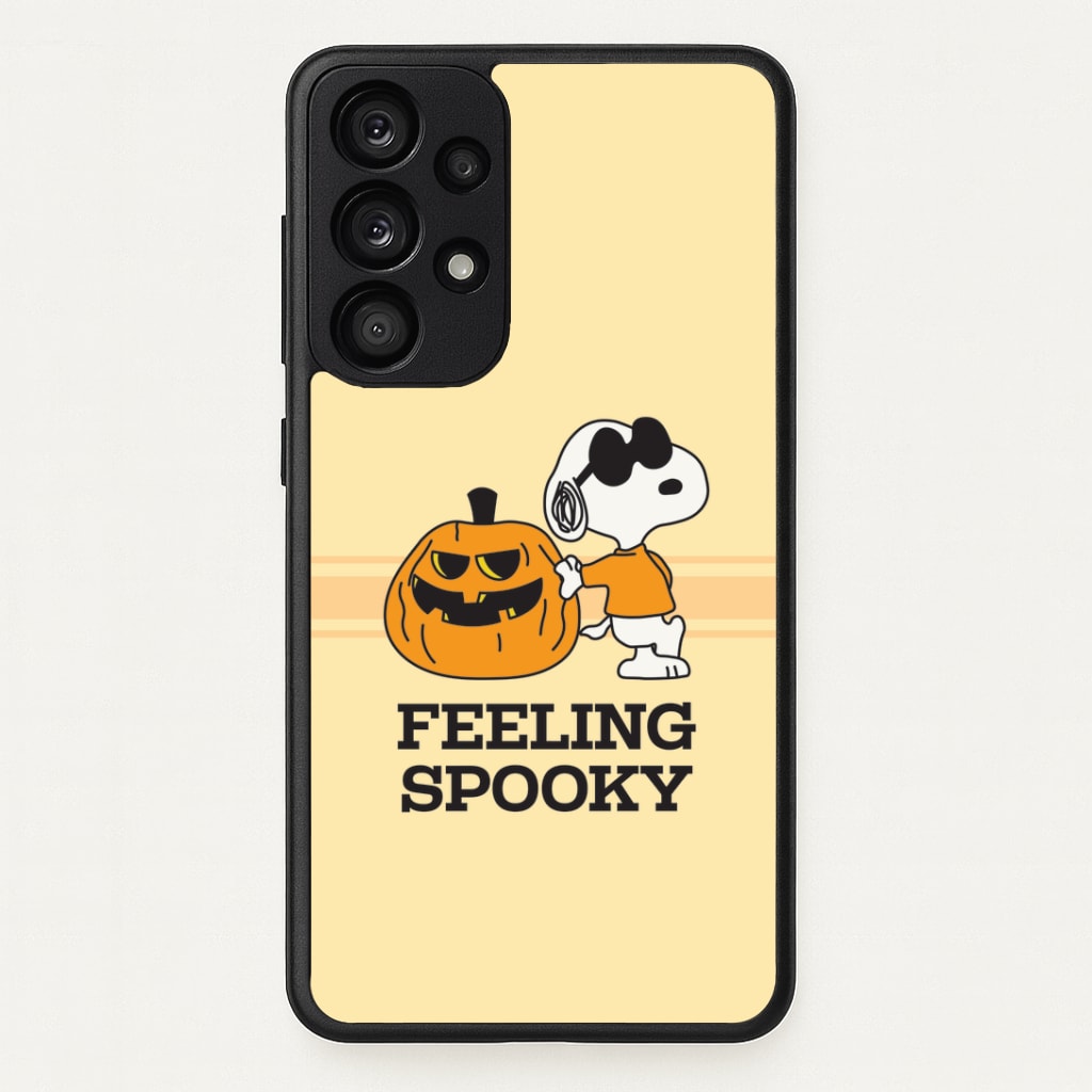 Feeling Spooky Cartoon Beagle Galaxy A53 Case