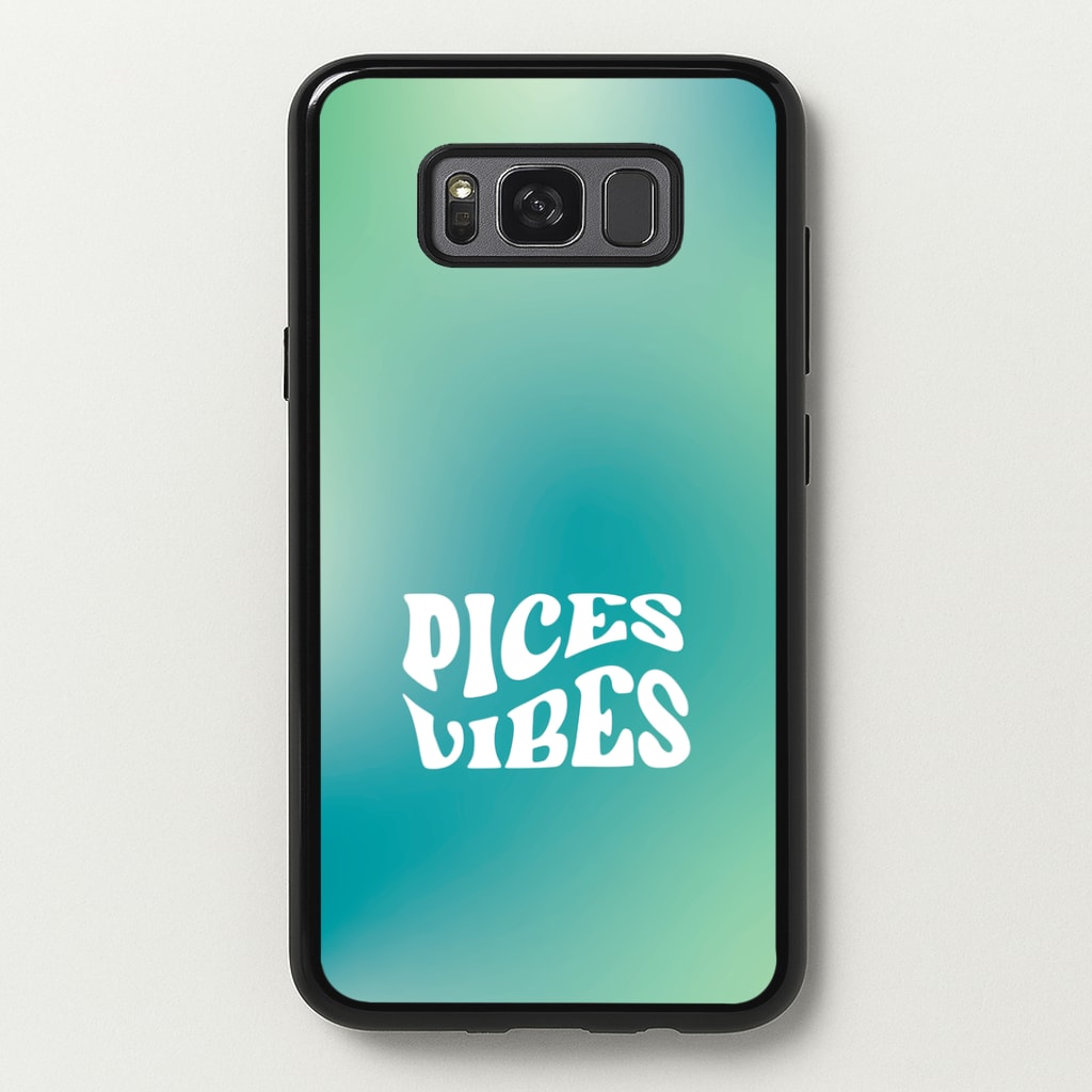 Pices Vibes Gradient Zodiac Galaxy S8 Plus Case