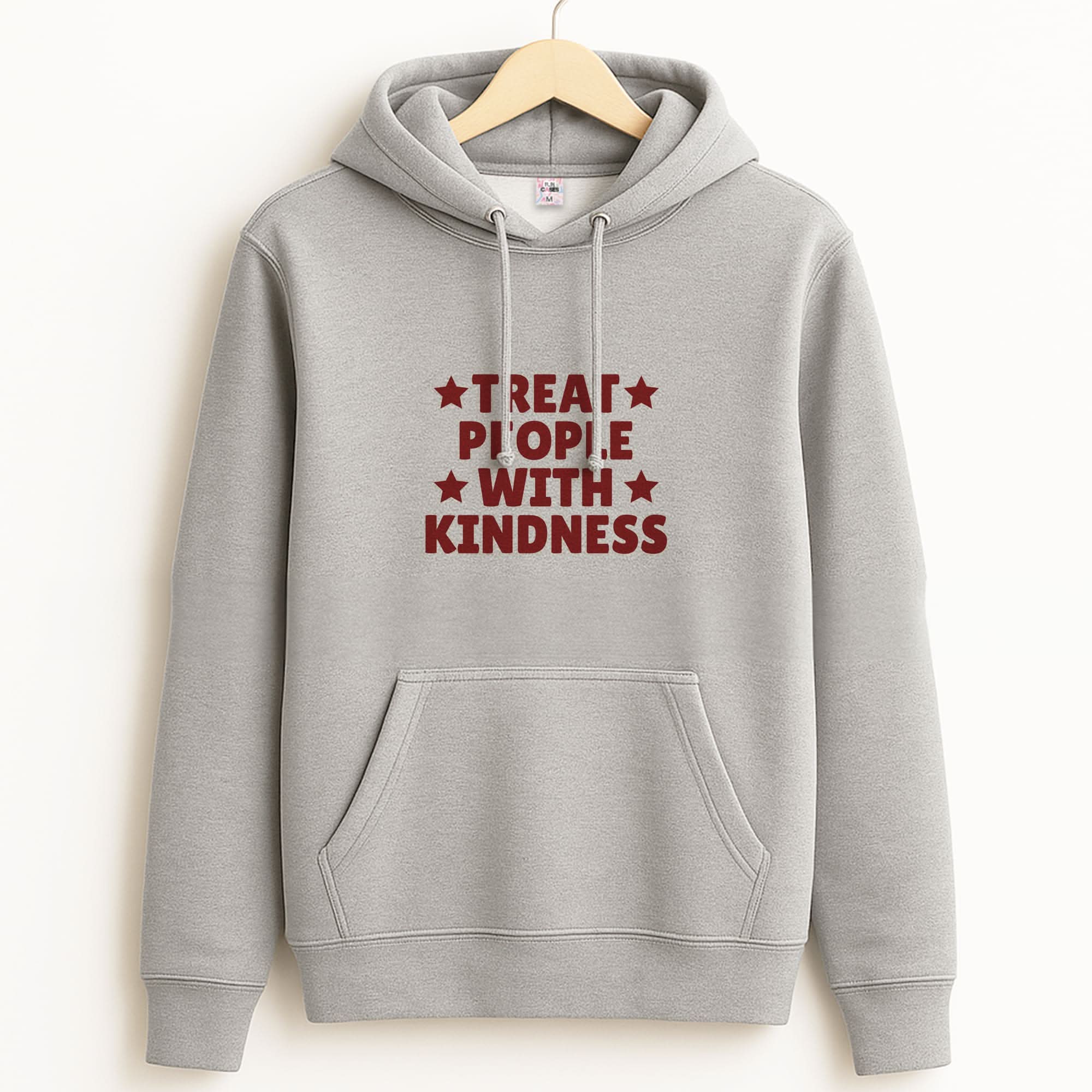 Treat People With Kindness Unisex Grey Hoodie