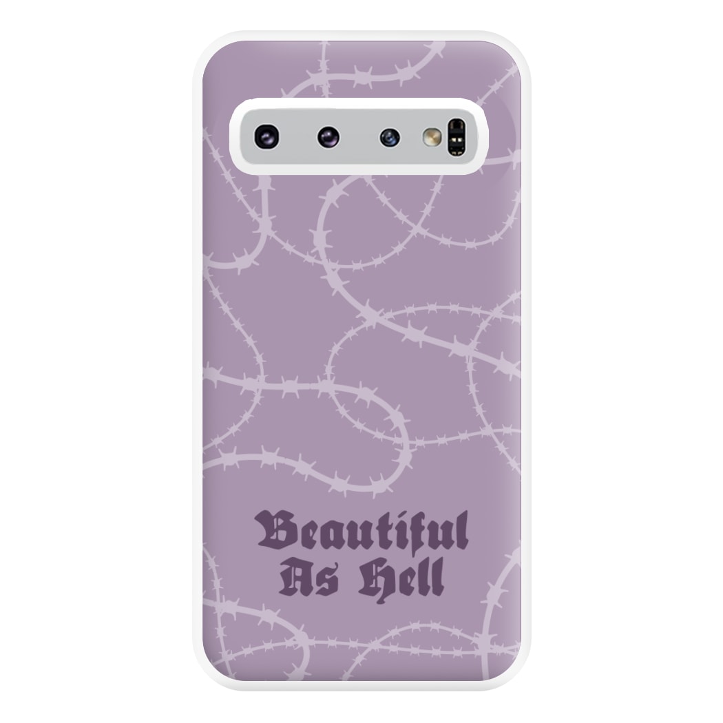Beautiful As Hell Pattern Galaxy S10 Case