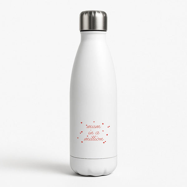 Mum In A Million White Water Bottle