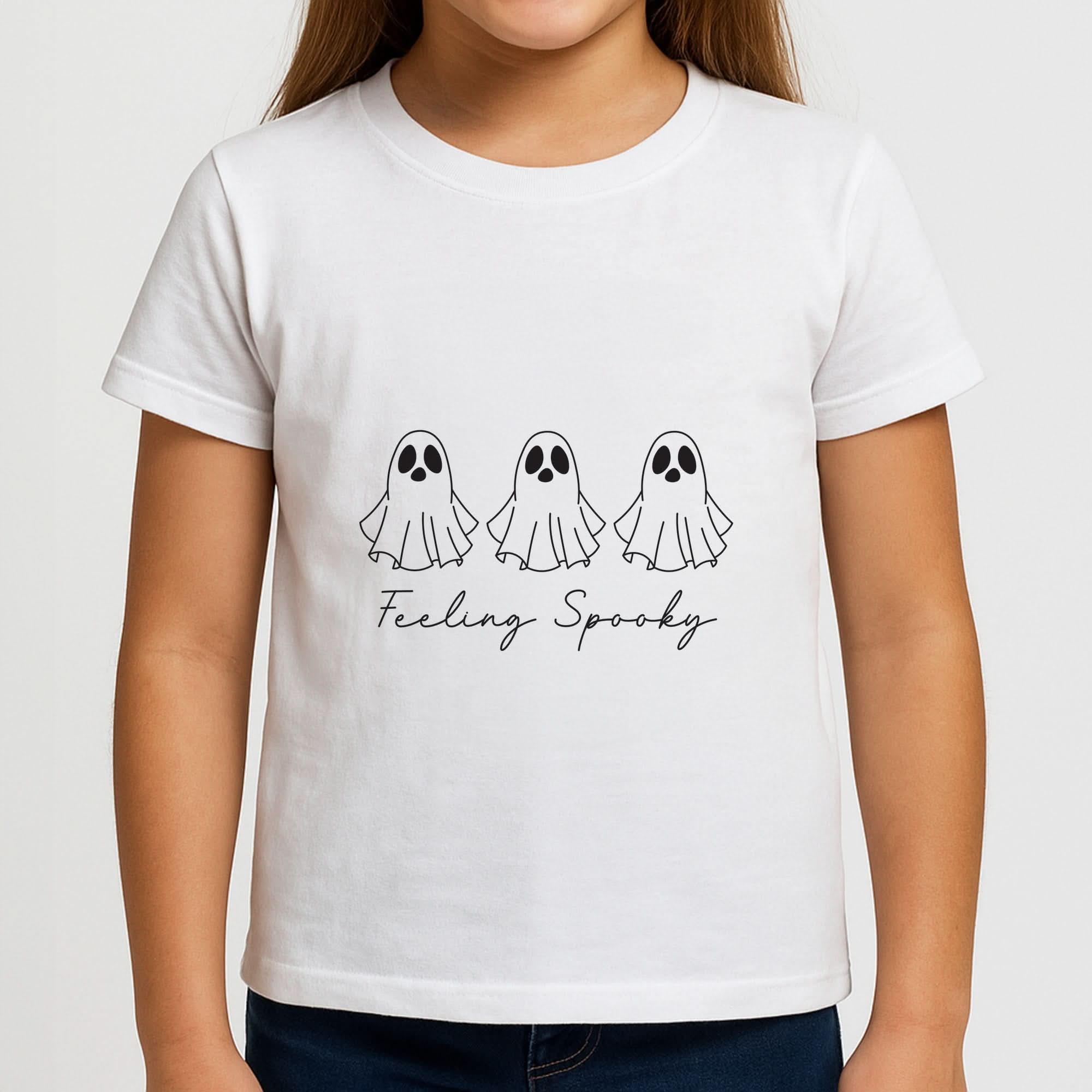 Feeling Spooky Ghosts Girls T-Shirt