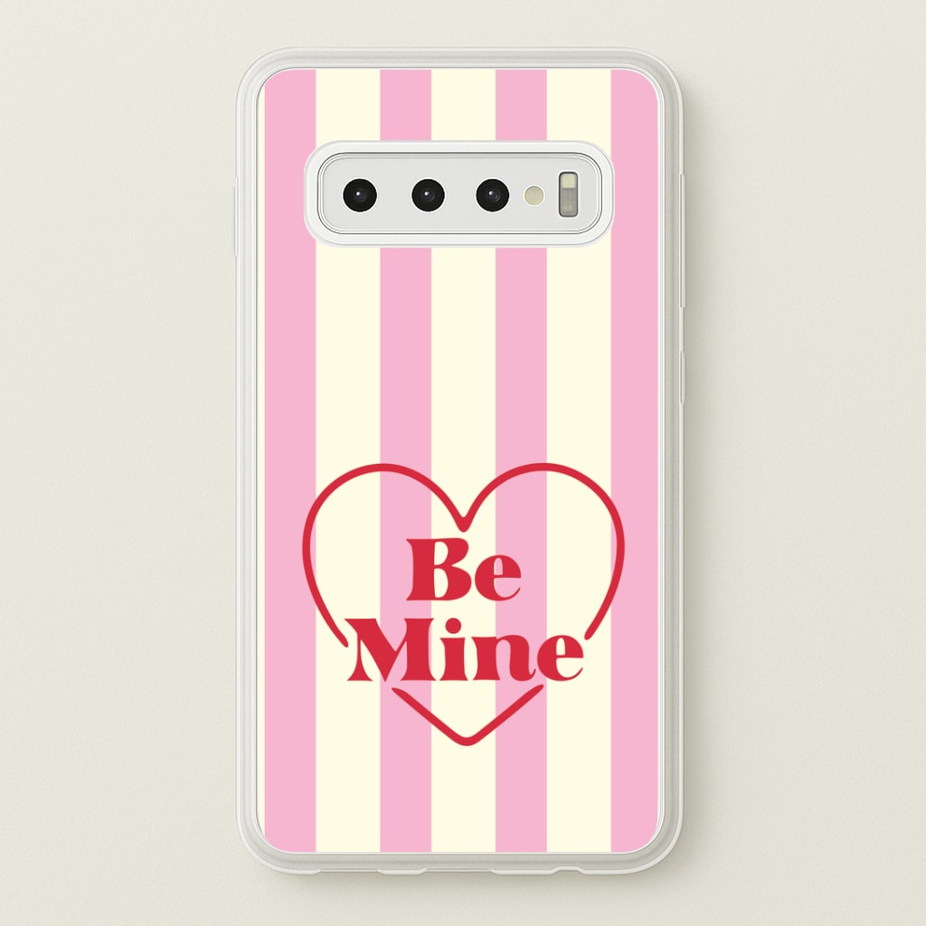 Be Mine Stripey Galaxy S10 Plus Case