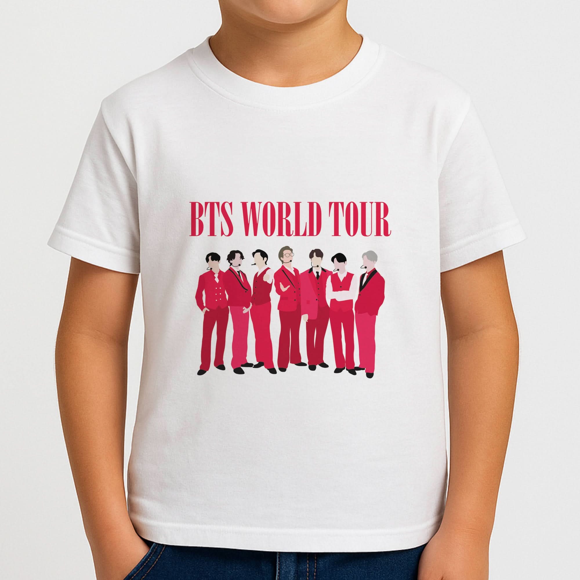 K-Pop Band World Tour 2026 Boys T-Shirt