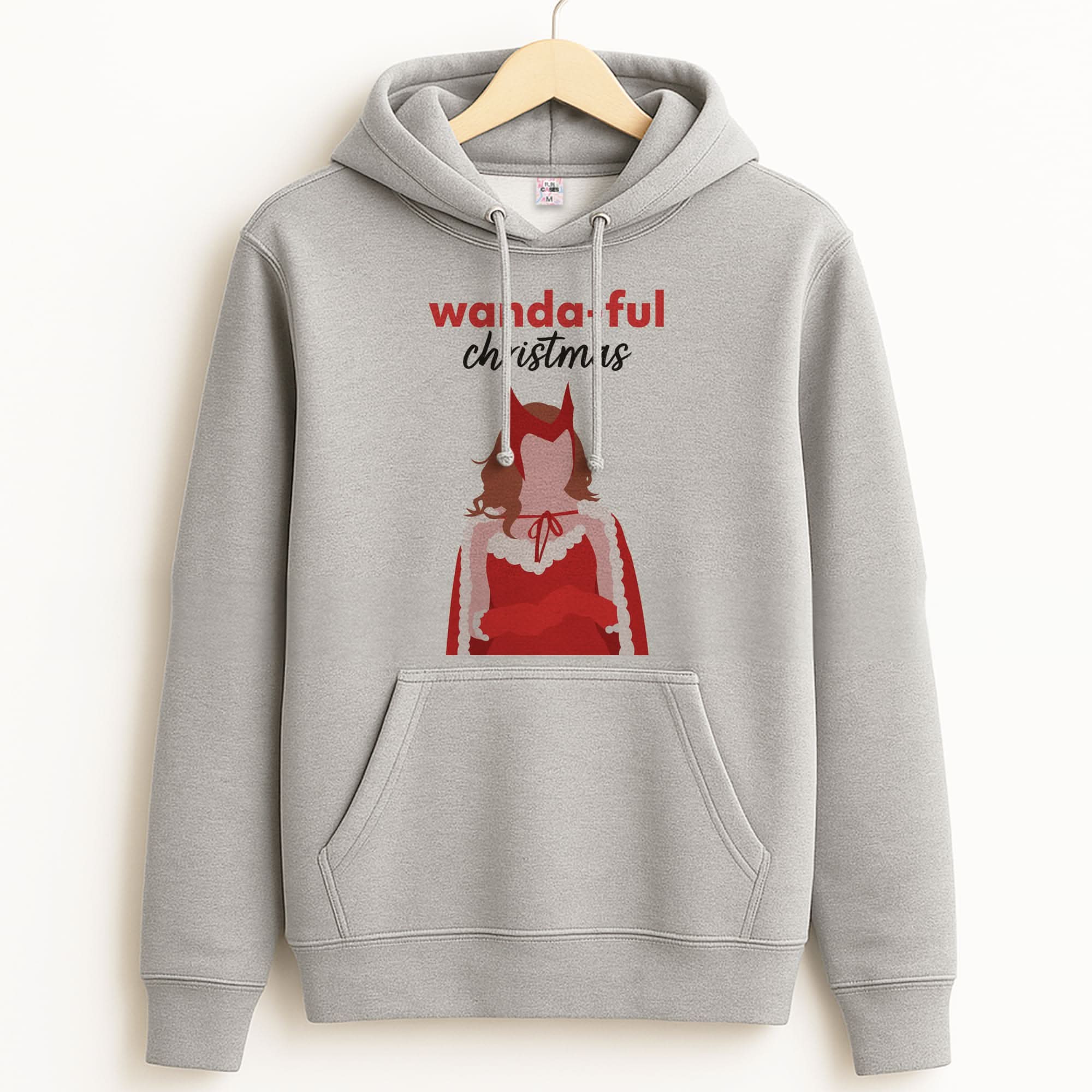 Wanda-ful Christmas Unisex Grey Hoodie