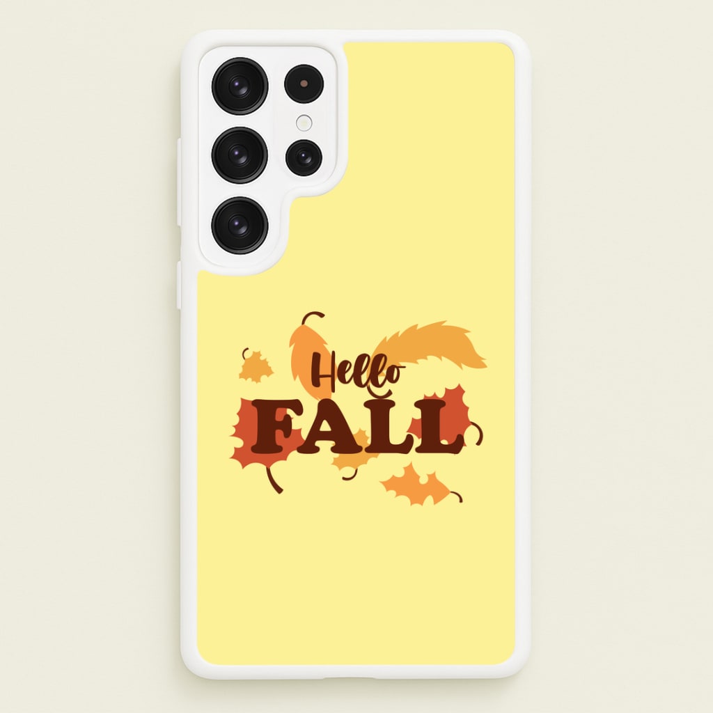 Hello Fall Galaxy S22 Ultra Case