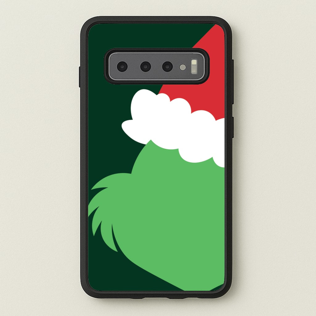 Green Creature Faceless Galaxy S10 Case