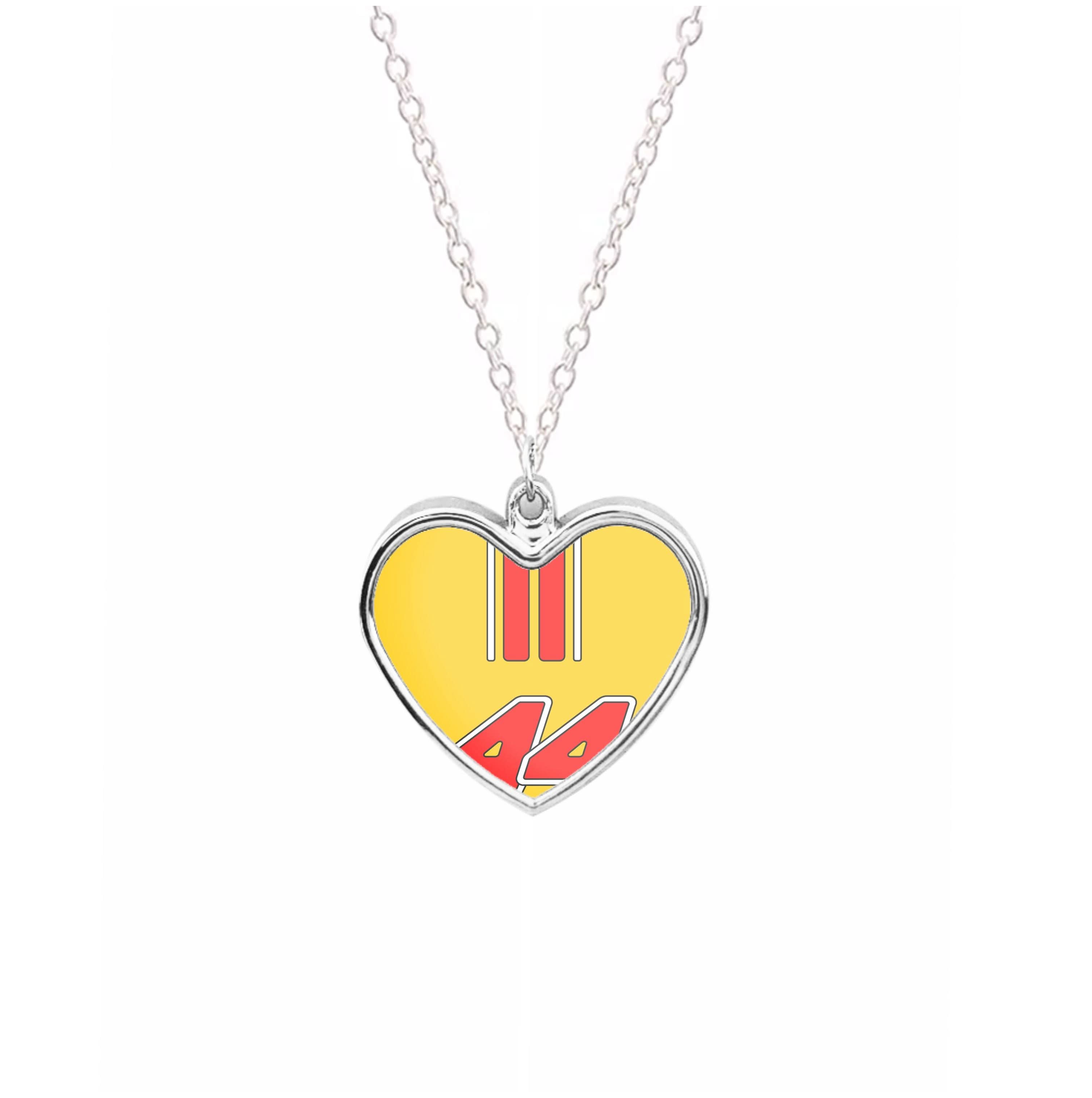 Retro Yellow And Red Hamilton Necklace