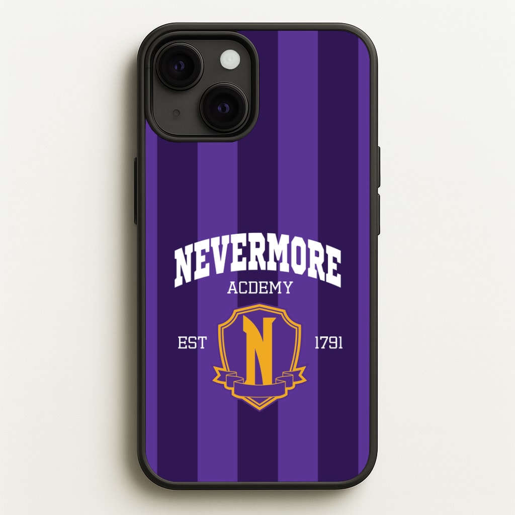 Addams Academy Purple iPhone 13 Mini Case