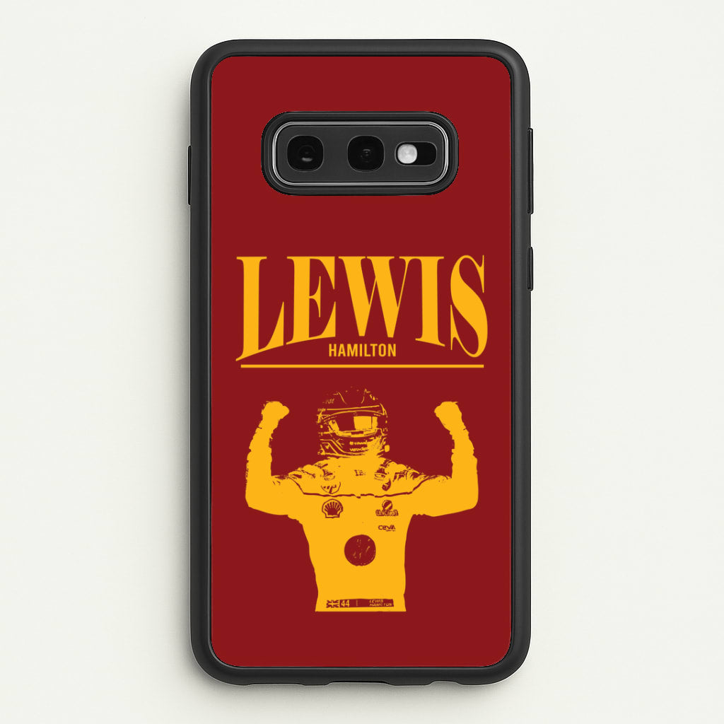 Lewis Red And Gold Galaxy S10e Case