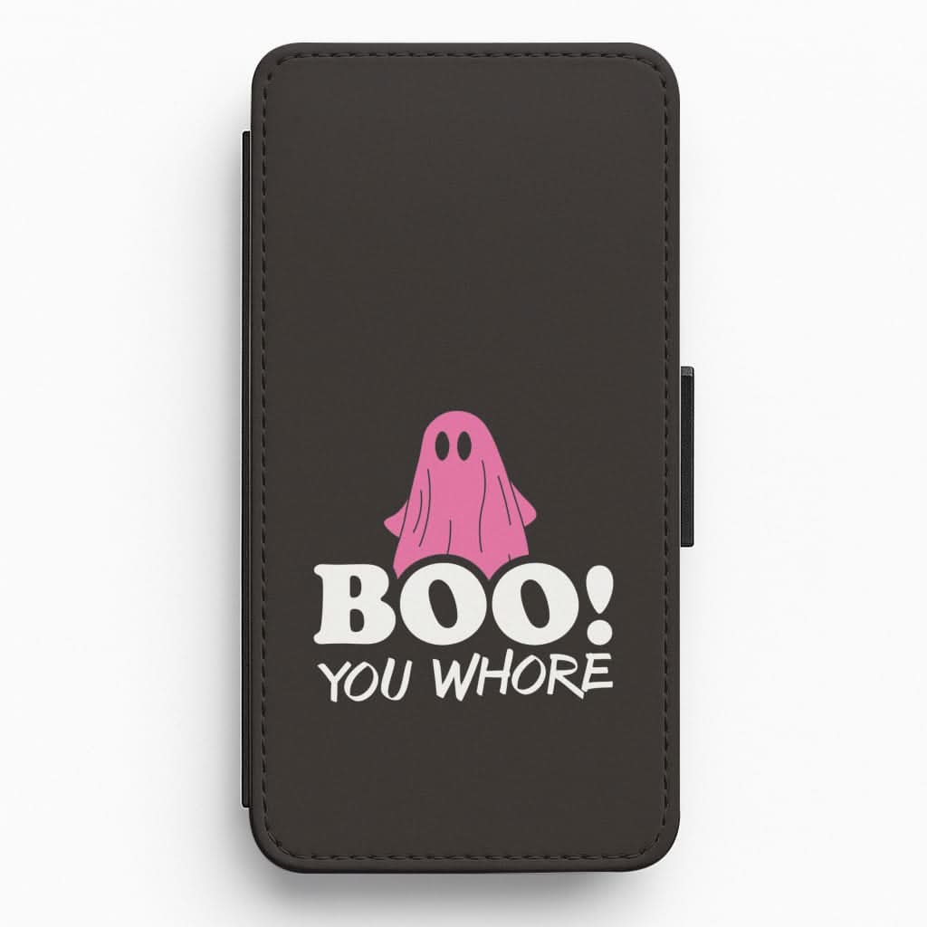 Boo You Ghost Flip / Wallet Phone Case