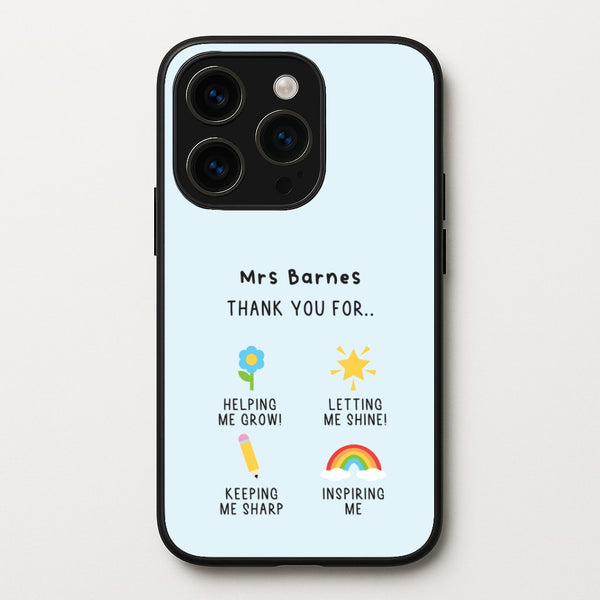 Thank You For Helping Me iPhone 14 Pro Case