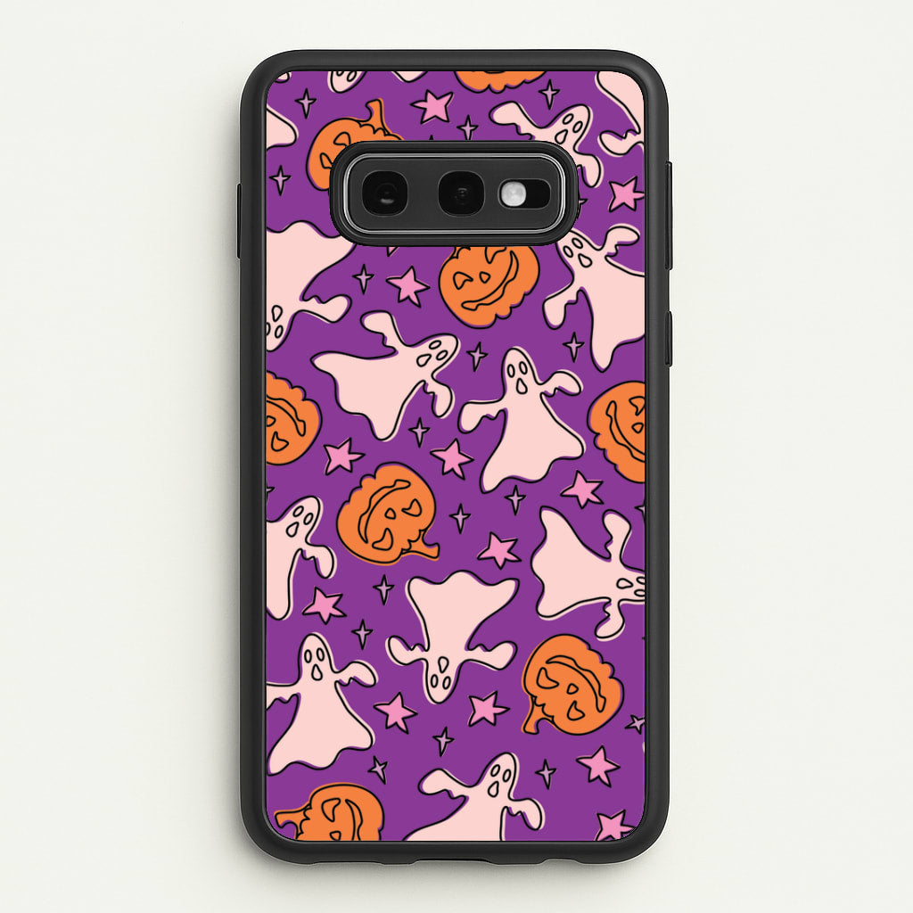 Abstract Halloween Pattern Galaxy S10e Case