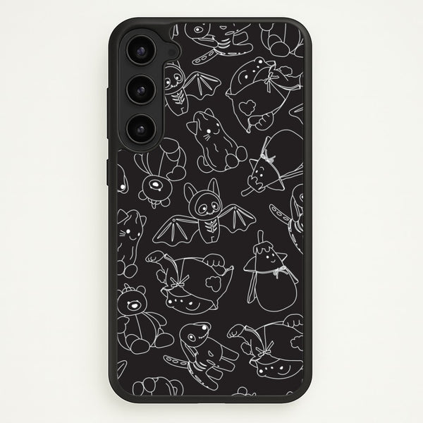 Halloween Plushies Pattern II - Halloween Galaxy S23 Case