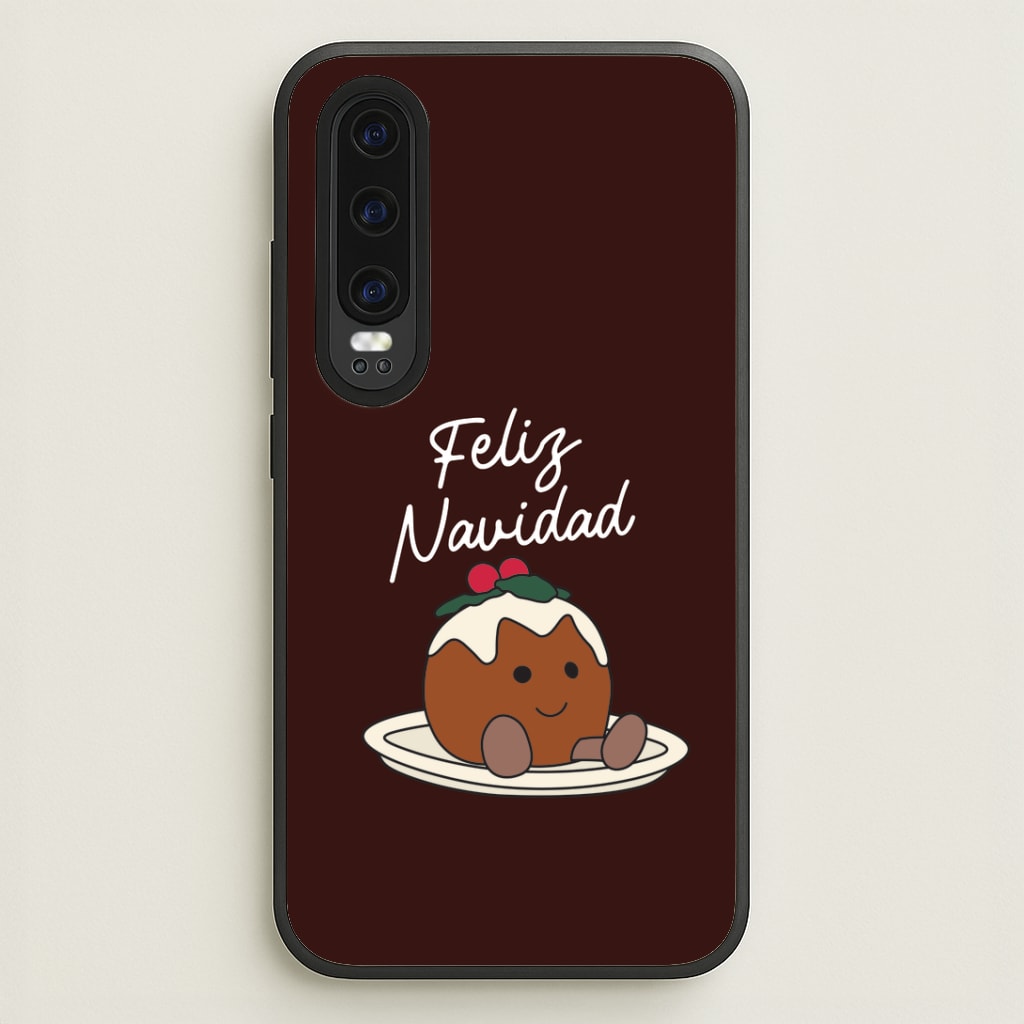 Christmas Pudding Plush Huawei P30 Case