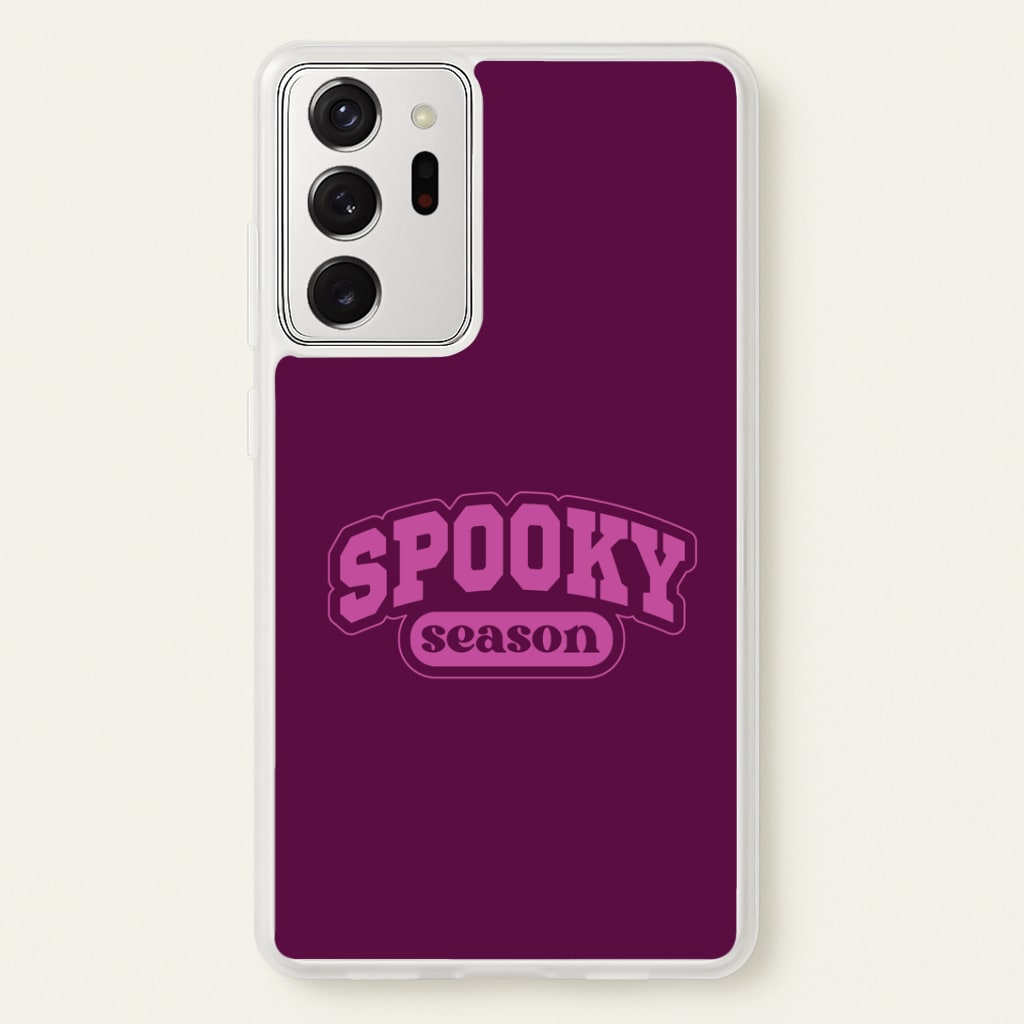 Spooky Season Varsity Galaxy Note 20 Ultra Case