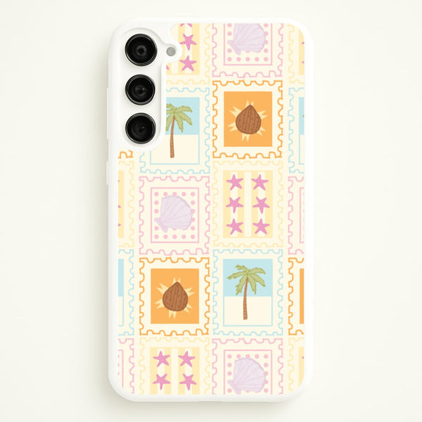 Tropical Stamps Galaxy S23 Case