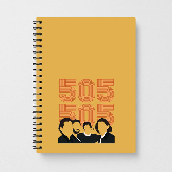 505 Band Members Light Notebook