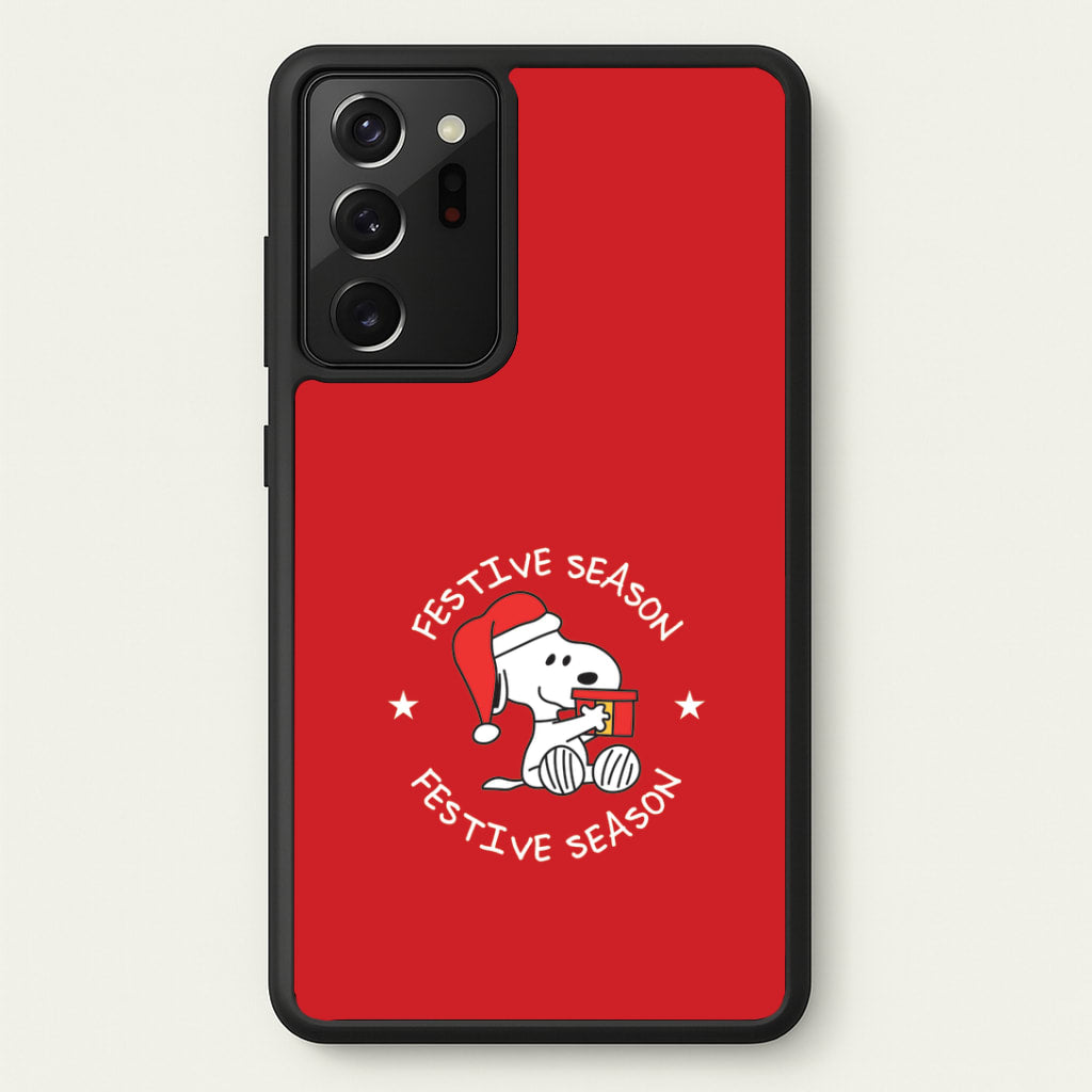 Cartoon Beagle Festive Season Galaxy Note 20 Ultra Case
