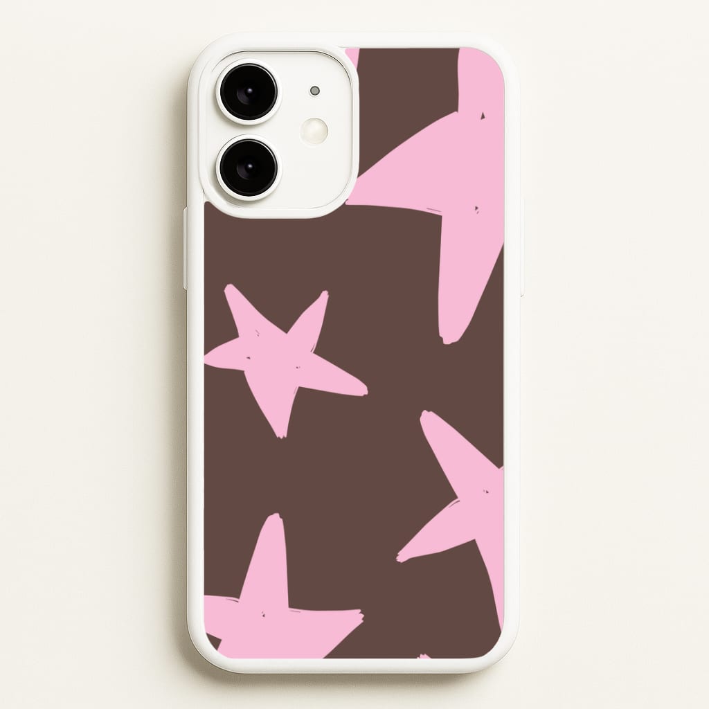 Chocolate & Strawberry Stars iPhone 11 Case