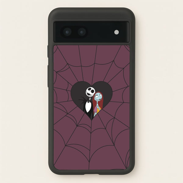 J And S Cobweb Heart Google Pixel 7a Case