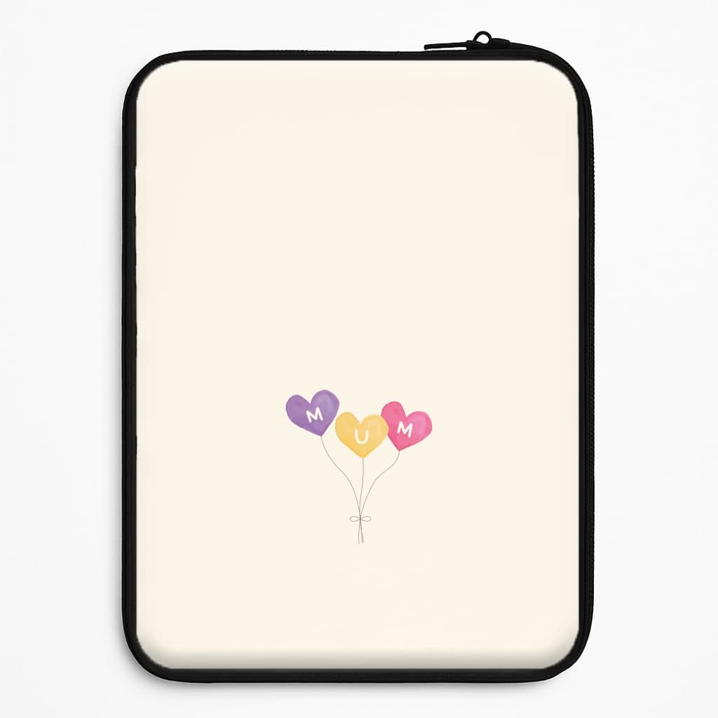 Mum Watercolour Balloons Universal Laptop Sleeve