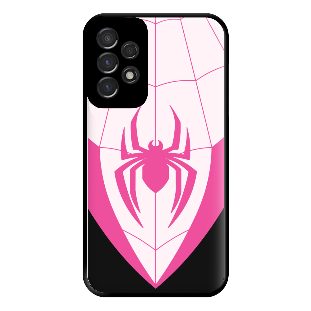 Pink And Black Spider Costume Galaxy A53 Case