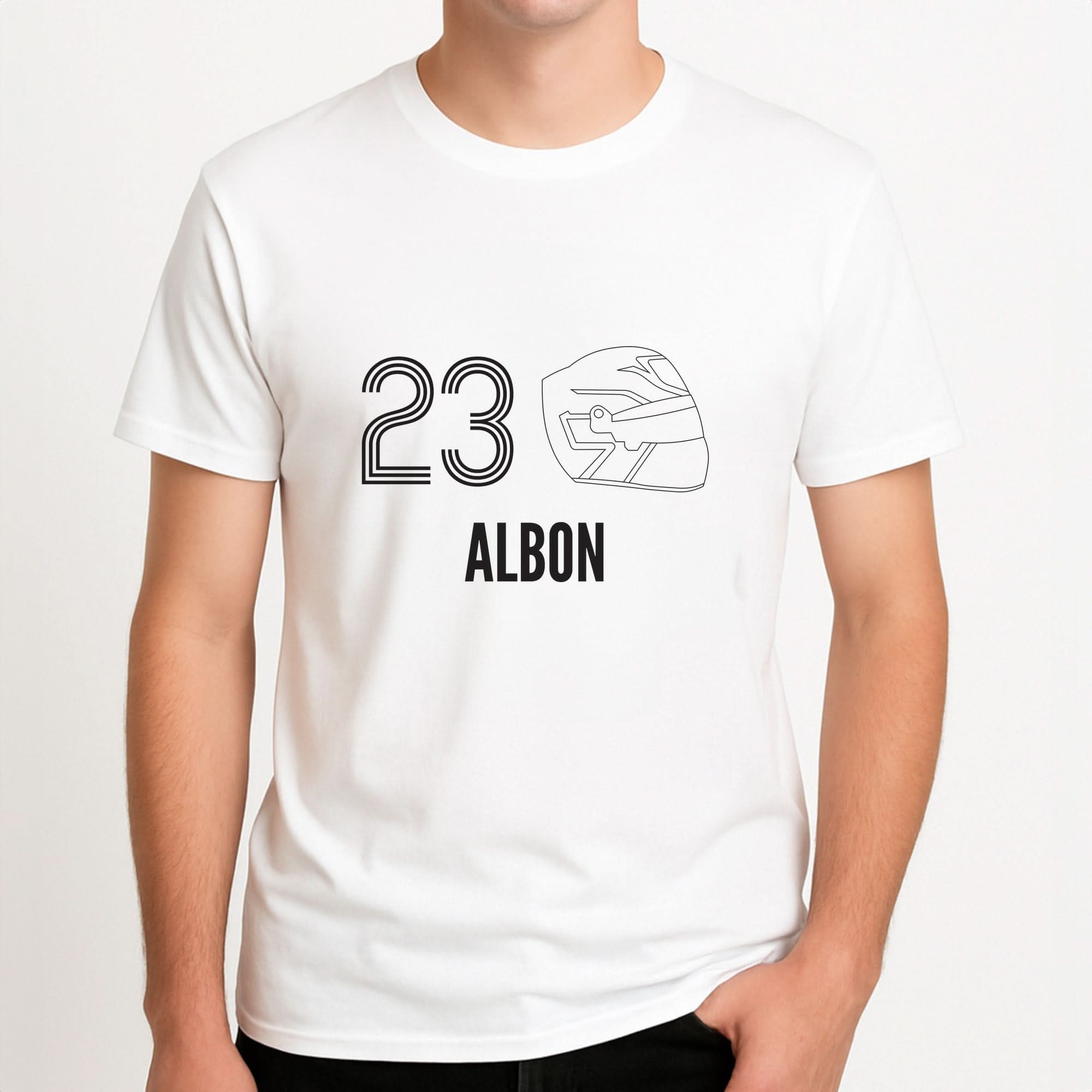 Albon Helmet 2026 Mens T-Shirt