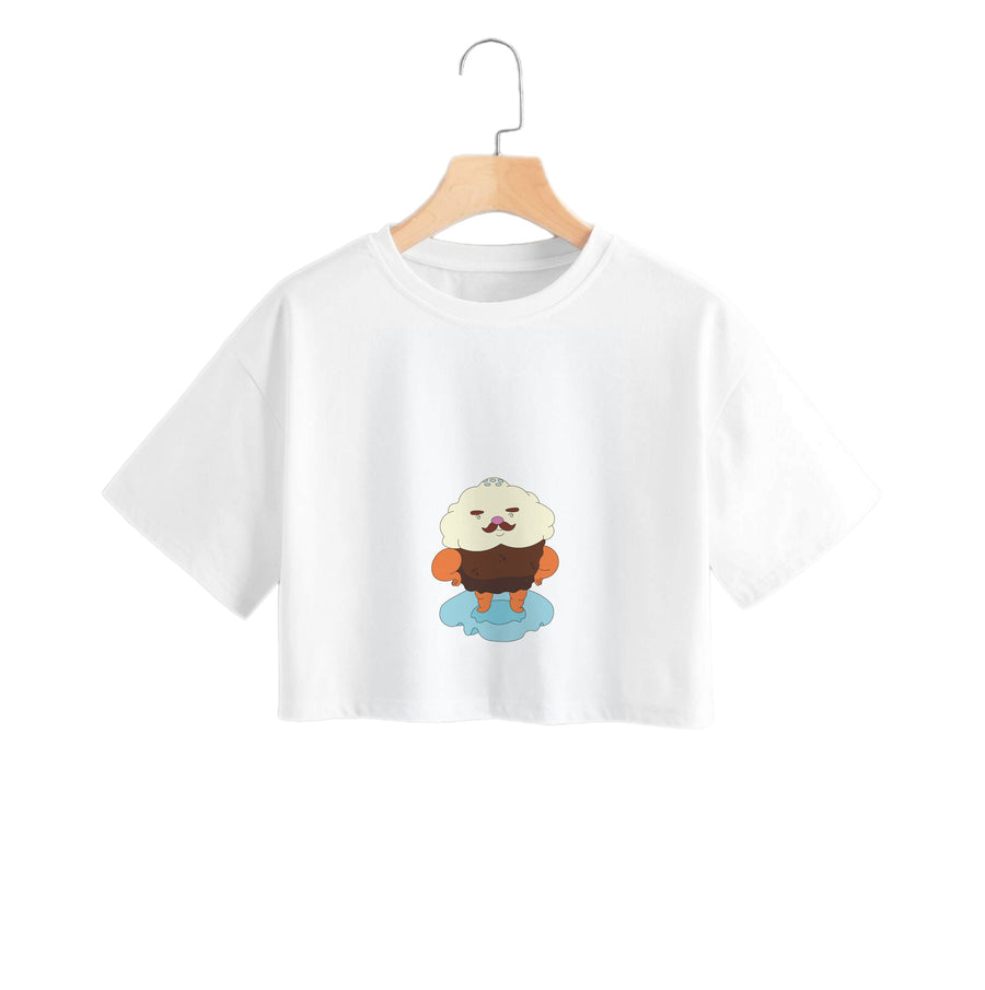 Mr Cupcake - Adventure Time Crop Top