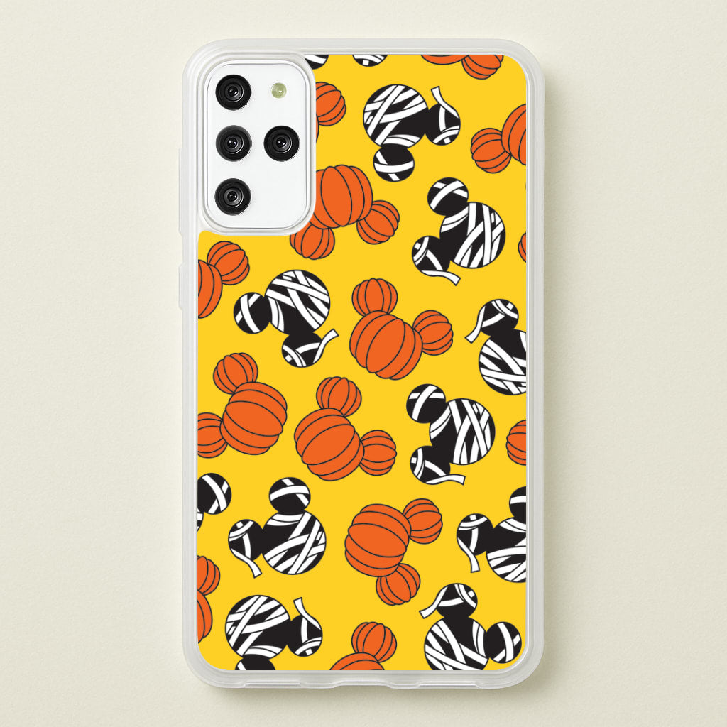 Pumpkin And Mummy Mouse Pattern Galaxy S20 Plus Case