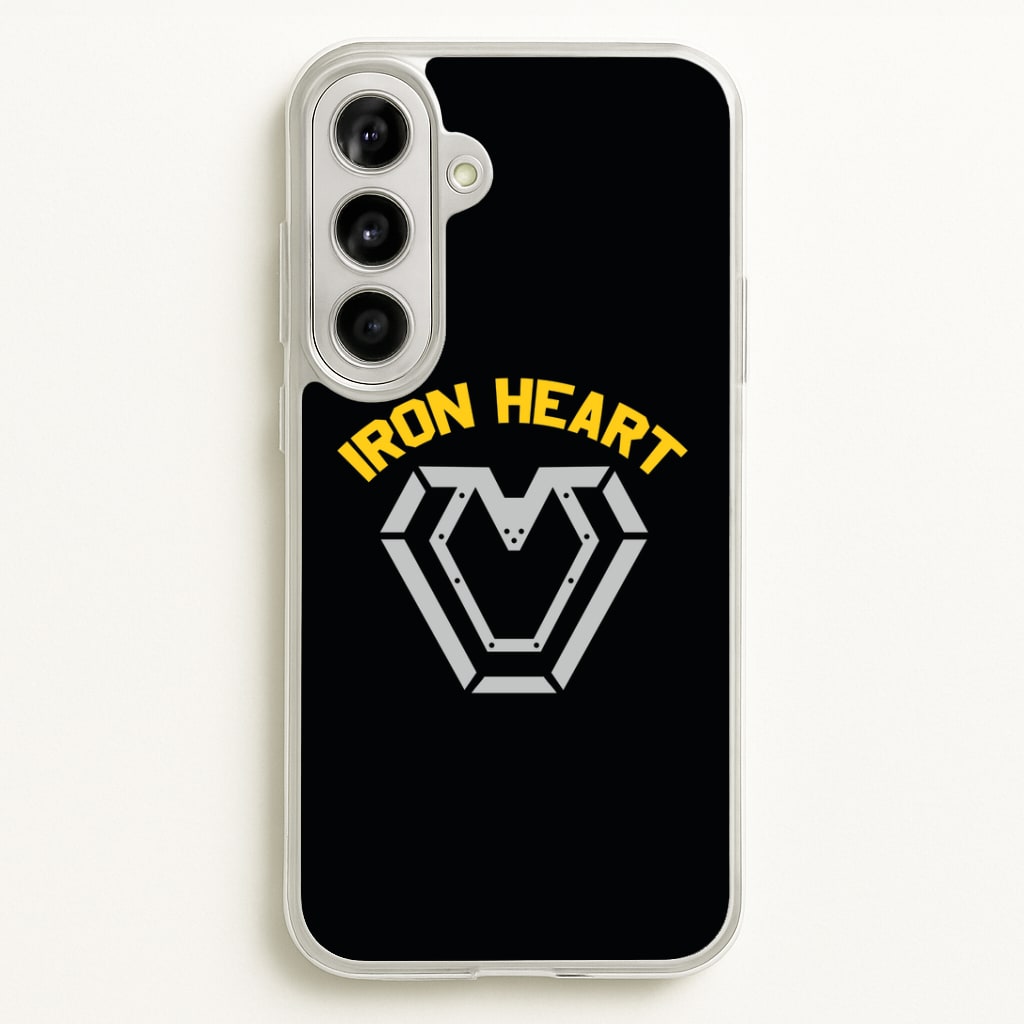 Metal Hero Heart Galaxy A56 Case