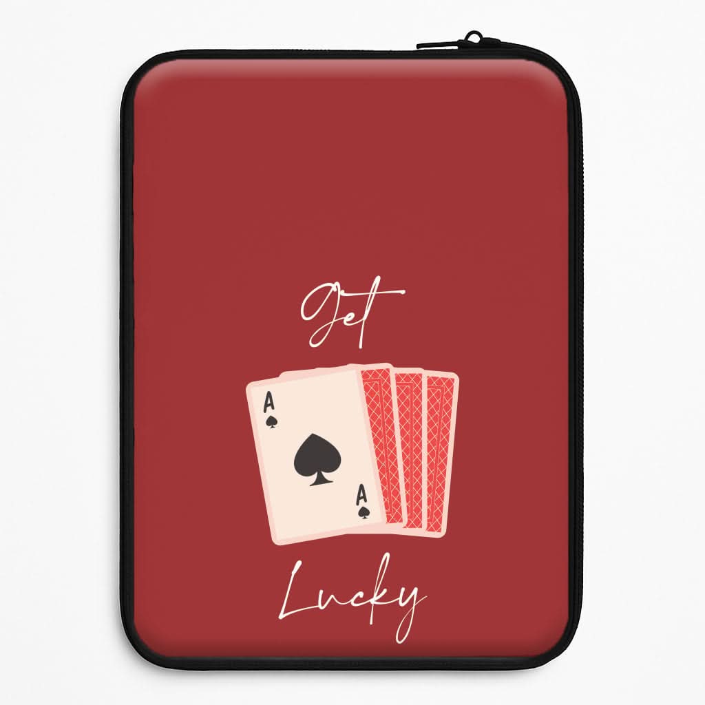 Get Lucky Set Of Cards Universal Laptop Sleeve