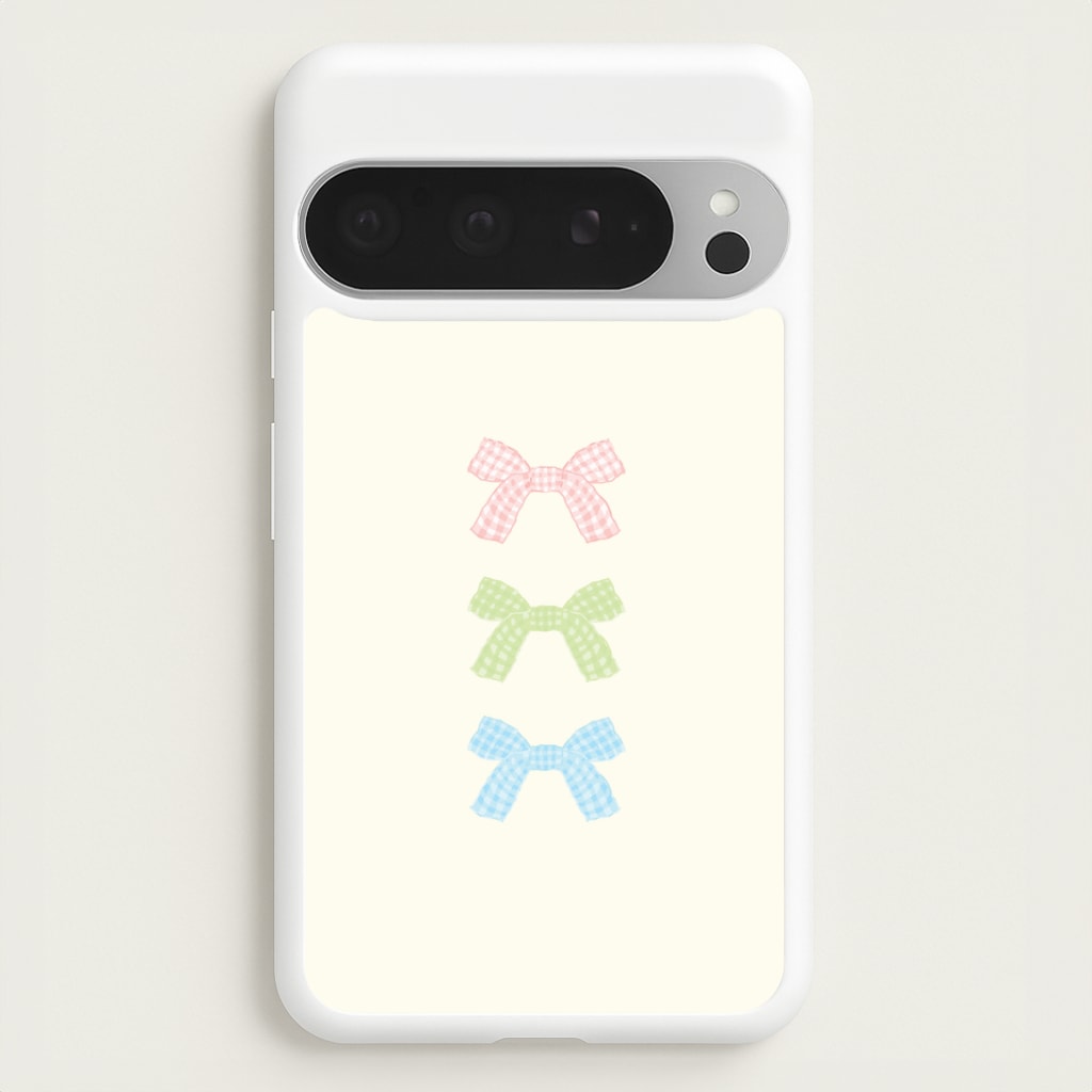 Gingham Tiered Ties Google Pixel 9 Pro XL Case