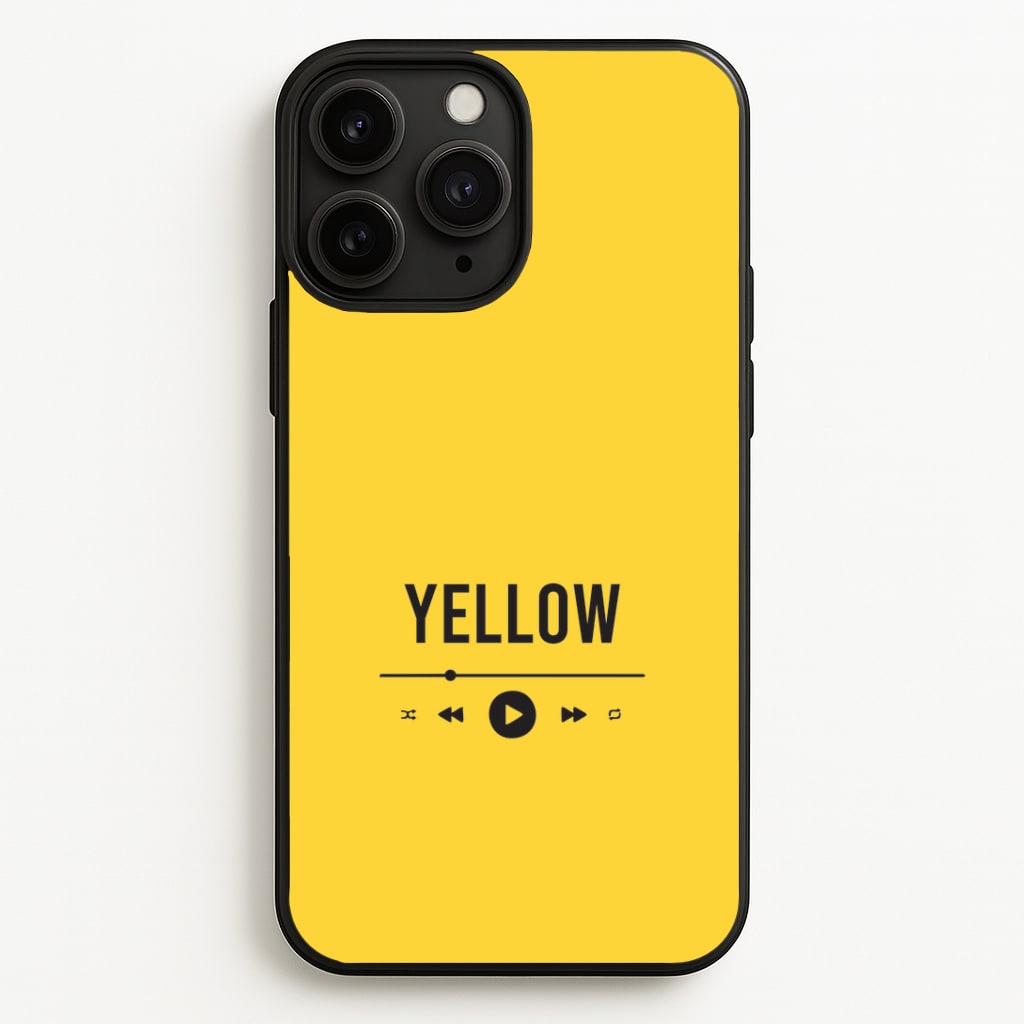 Yellow Music Player iPhone 11 Pro Max Case