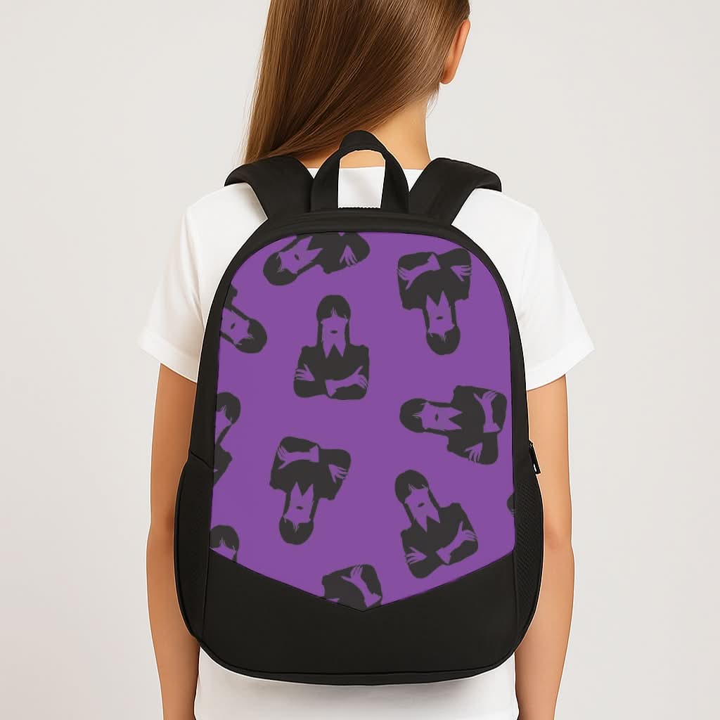 Addams Pattern School Bag