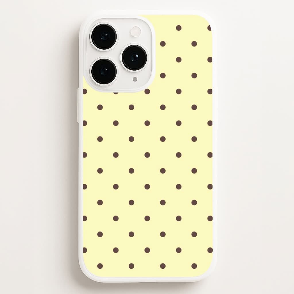 Vanilla & Chocolate Polka Dots Phone Case for Apple iPhone, Samsung Galaxy, Huawei and Google Pixel