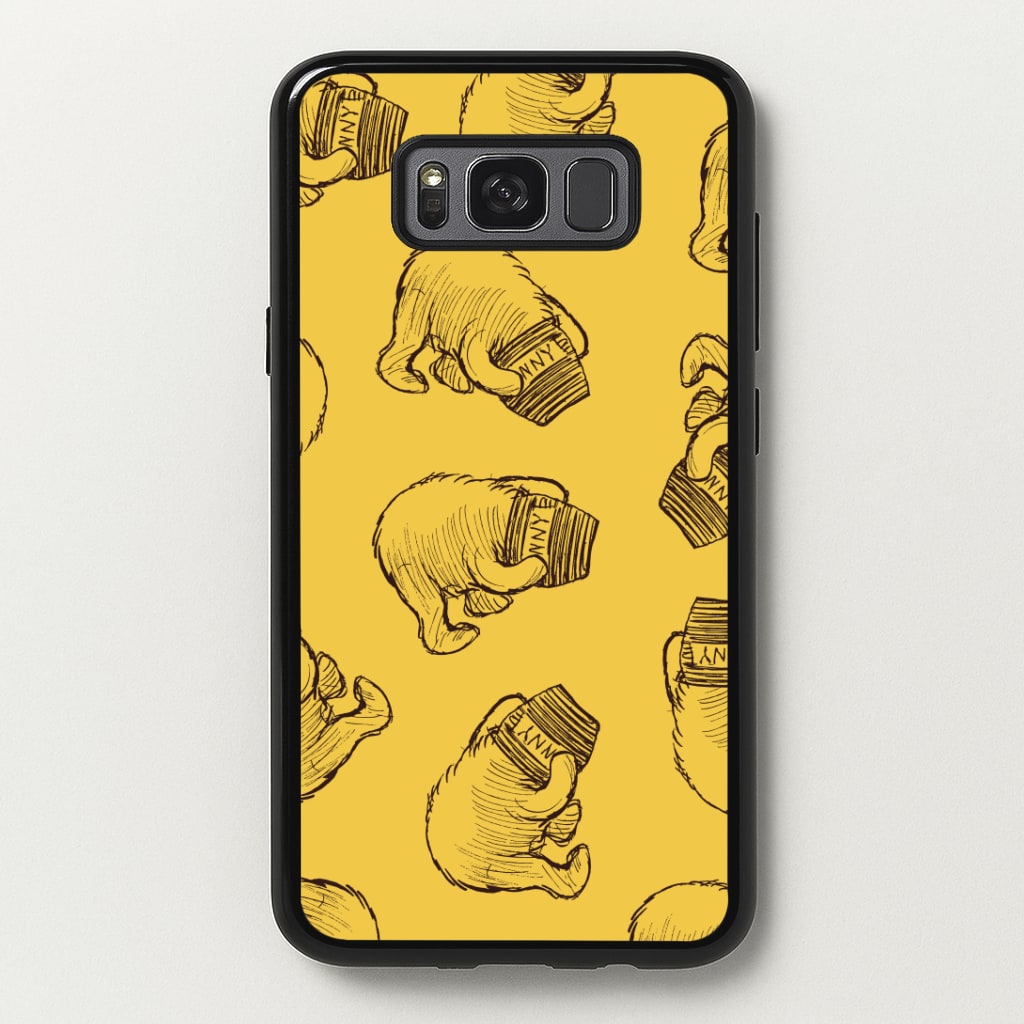 Winnie Honey Pot Pattern Galaxy S8 Case