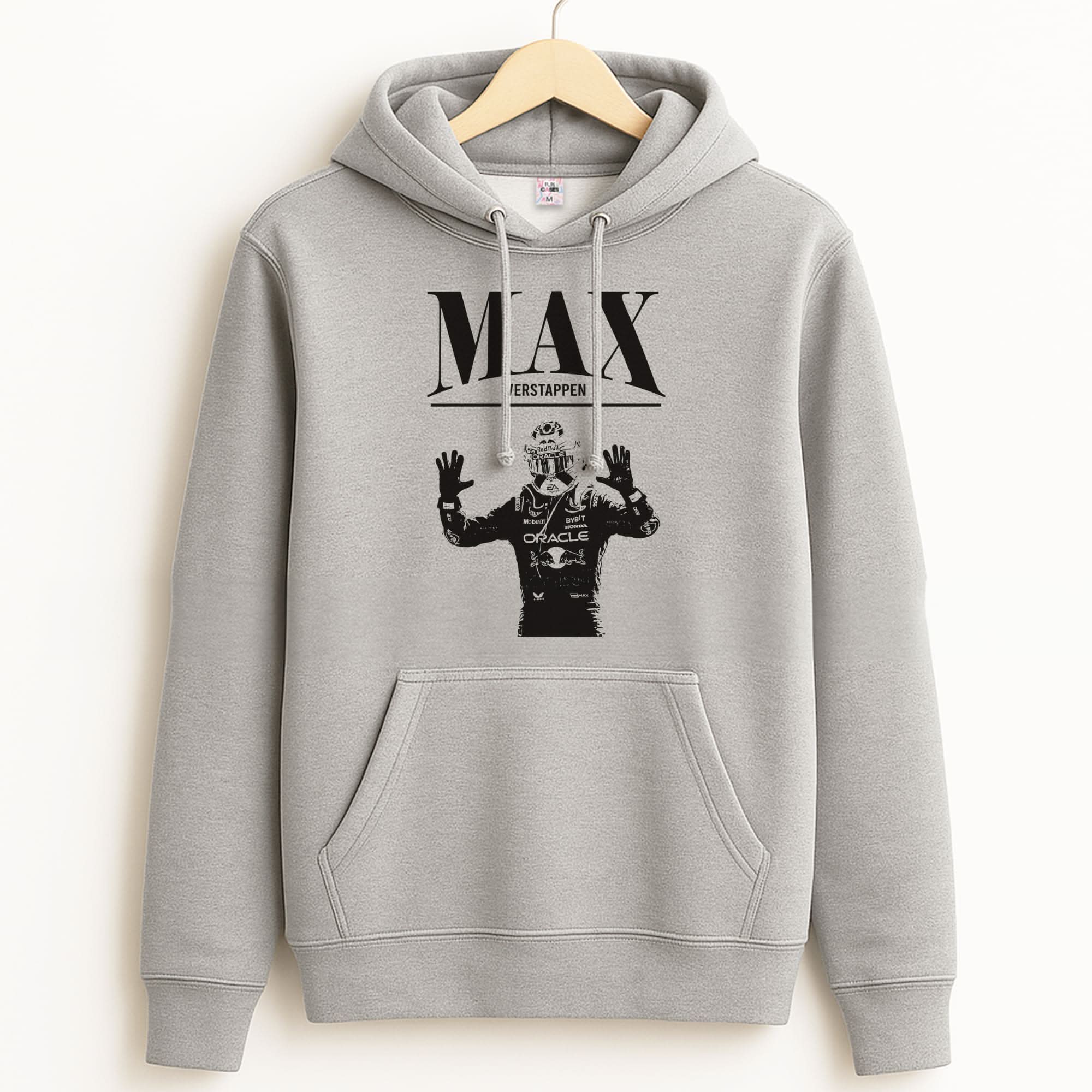 Max Blue And Red Unisex Grey Hoodie