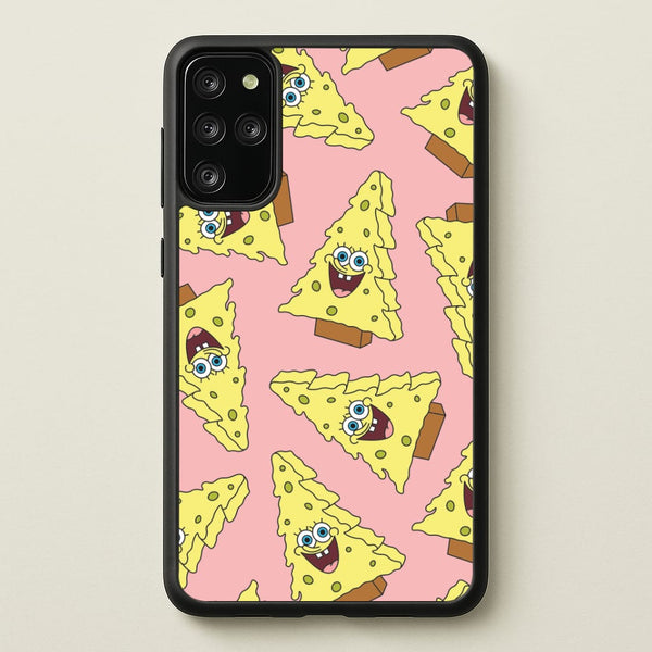 Christmas Tree Cartoon Sponge Pattern Galaxy S20 Plus Case
