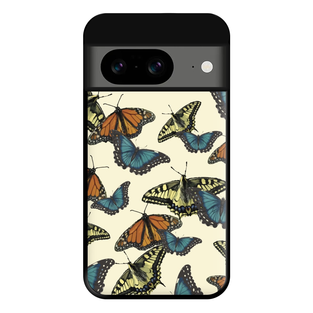 Butterfly Assortment Pattern Google Pixel 8a Case
