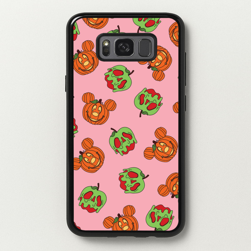 Pumpkin Mouse And Poison Apple Pattern Galaxy S8 Plus Case